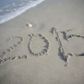 new-year-sand-beach-horizontal-photograph-number-written-43816010
